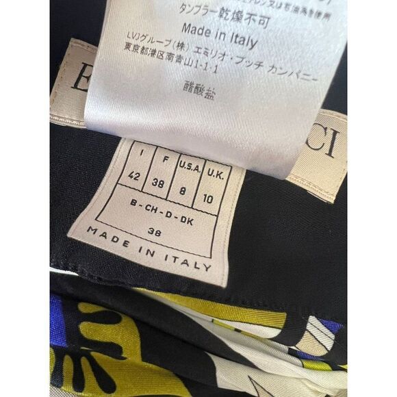 Beyoncé Knowles in Classic EMILIO PUCCI Runway Blue and Yellow Wrap Skir… - Picture 11 of 11